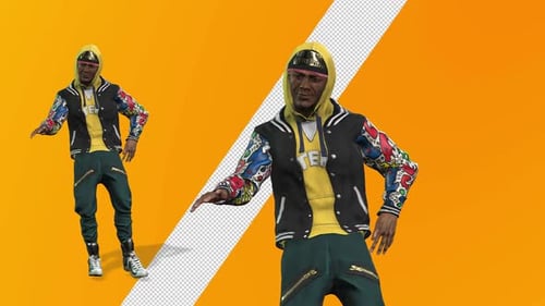 Afrikanischer Rap-Tanz