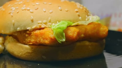 Close Up of Prepared and Delicious Burgers