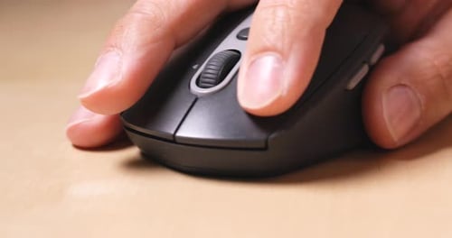 Using a computer mouse