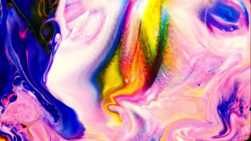 Colorful Abstract Fluid Swirls