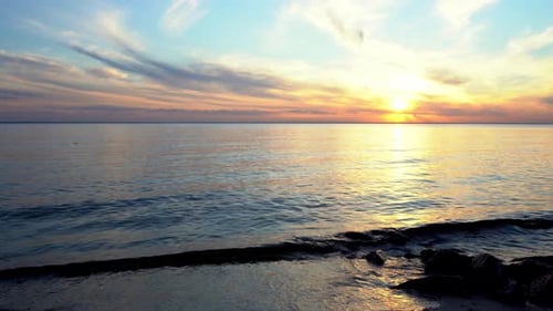 Timelapse of Sunset at Sea