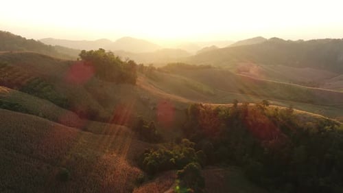 Mountain Sunset View
