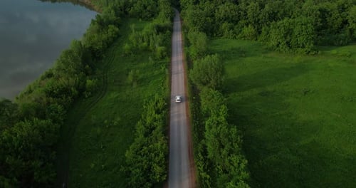 The Car is Driving on the Road