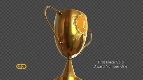 First Place Gold Award Number One Alpha Channel