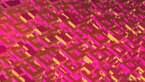 Dynamic Abstract Geometric Pattern Loop Background