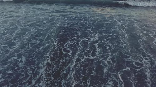 Rocky Beach Sea Shore Splashing Waves