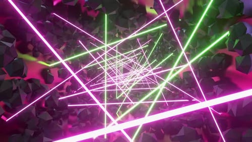 Laser Tunnel 02 4k
