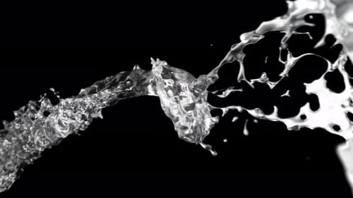 Espectacular chorrito de agua