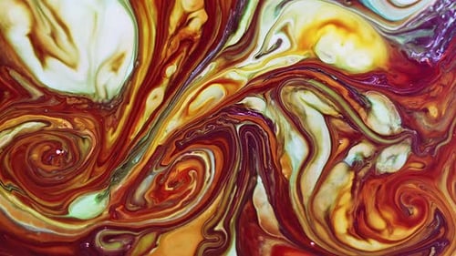 Difusión de pintura abstracta colorida para alimentos 011