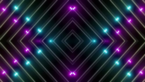 4k Colored Abstract Lights Vj Loop