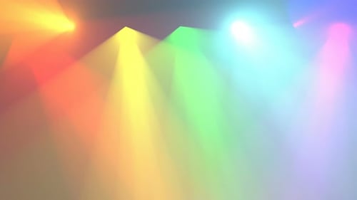 Color Spotlights Rainbow Lights Able to Loop Seamless