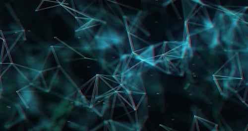 Abstract Particles Plexus