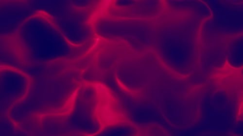 Abstract Fluid Glowing Red Organic Shapes Background Animation