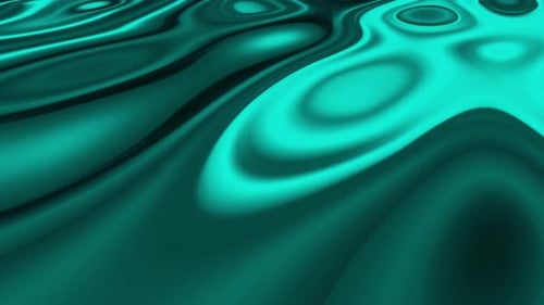 Abstract Wavy Liquid Surface Flowing Background Animation