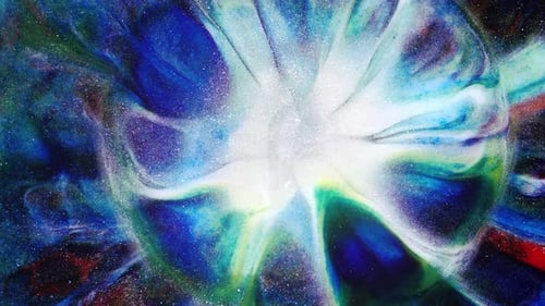 Colorful Abstract Texture of Liquid Marble Liquid Art