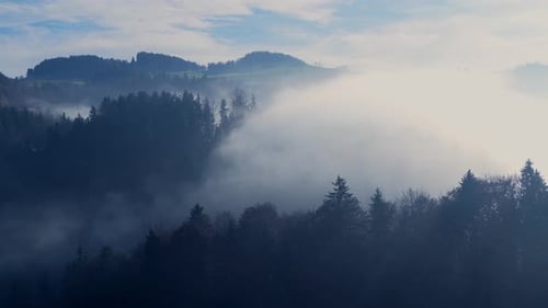 Timelapse of Mountain Landscape Scenery
