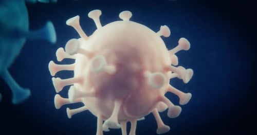 COVID19 Pandemic Microscope Virus Molecule Macro Closeup