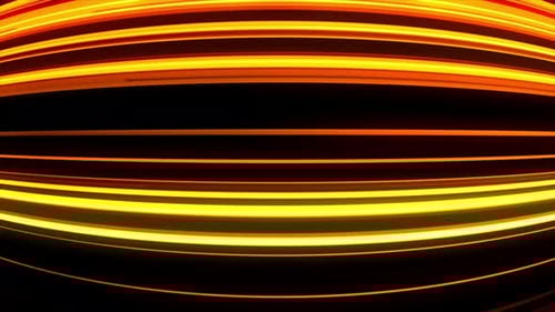 Yellow Horizontal Stripe 4K