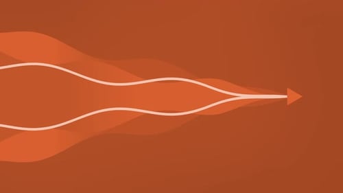 Abstract Arrowhead Wave warp Background