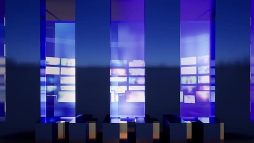 Virtuelles Fernsehstudio Background Loop N105