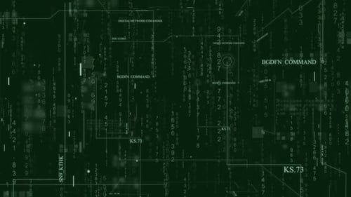 Red digital con número Hud