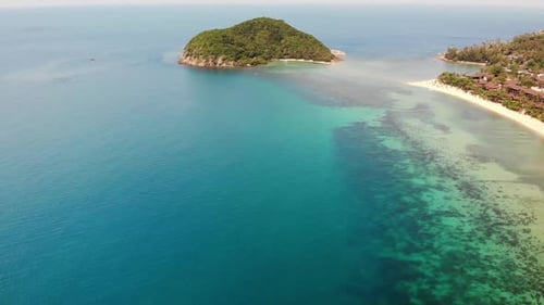 Koh Ma Island Ko Phangan Thailand Exotic Coast Panoramic Landscape Mae