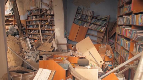 War Building Ruin Ukraine Destruction City Bomb House Attack Destroyed