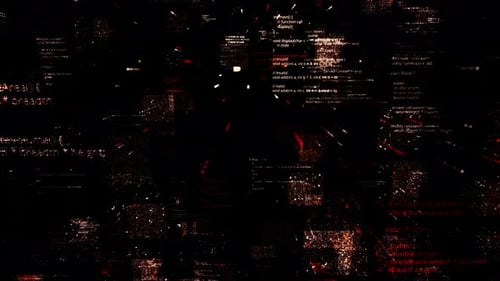Fließende schmale Linien erzeugen quadratisches Git