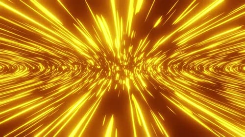 Gold Space Journey Vj Loop HD