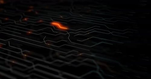 4K Motherboard Circuit Background.
