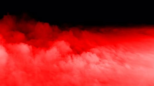 Ethereal Red Smoke Clouds Abstract Background