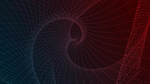 Zyanrote Hintergrundpartikellinien-Animation