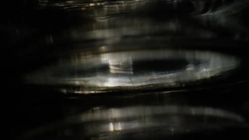 Abstract Shimmering Lights in Dark Background