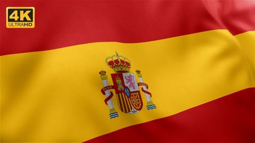 Bandeira da Espanha - 4K