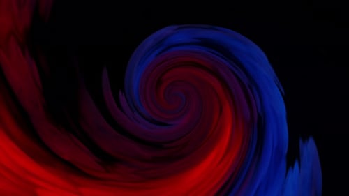 Abstract Red and Blue Spiral Animation