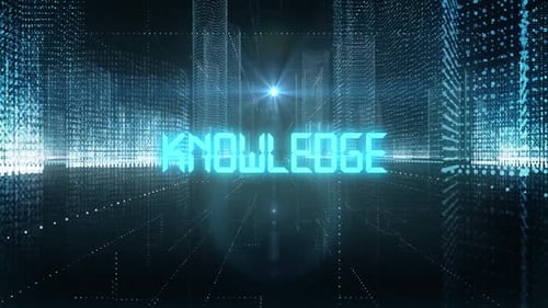 Skyscrapers Digital City Tech Word Knowledge