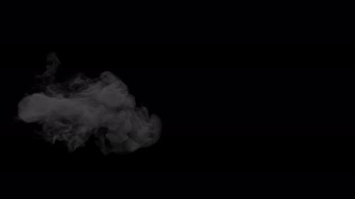 Realistic Smoke Cloud Burst Transition Element