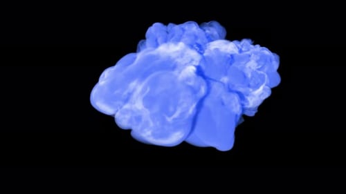 Fluide Blauer Rauch 4K