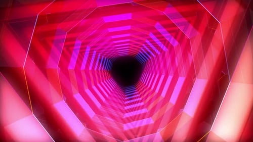 Neon Light Tunnel Vj Loop