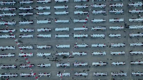 Wedding preparation aerial view Turkey Alanya 4 K