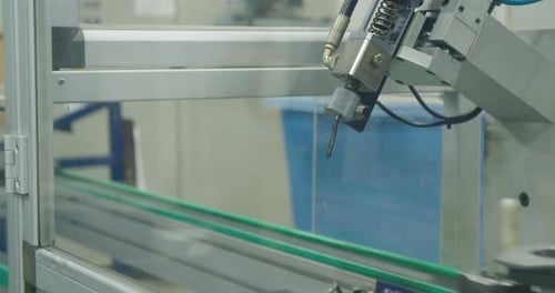 Machine in a Production line of parts for the automotive industry