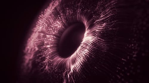 Digital Eye Wave Lines Stock Background