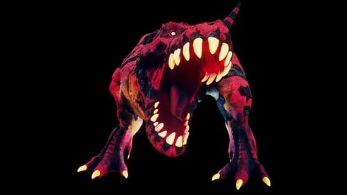 Scary Hell Dinosaur Vj Loop