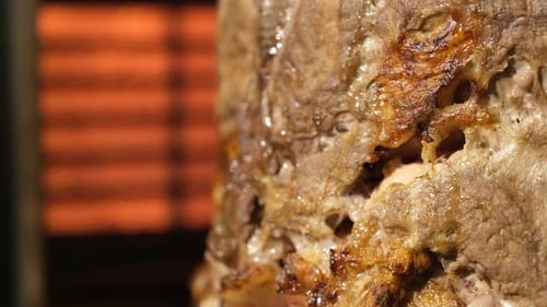 Máquina cortadora automática de carne Doner