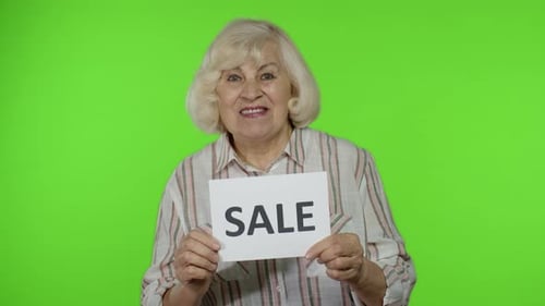 Enthusiastic Adult Announces Sale on Green Screen