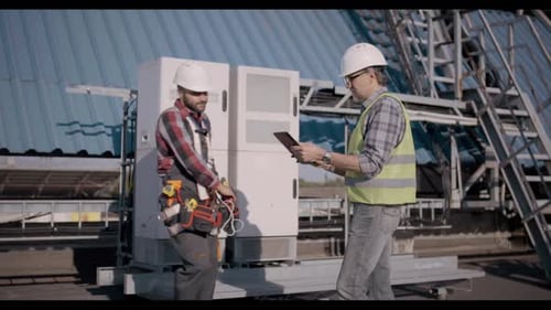 Engineers Having a Discussion