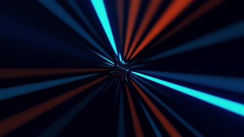 Abstract Motion Line With DJ