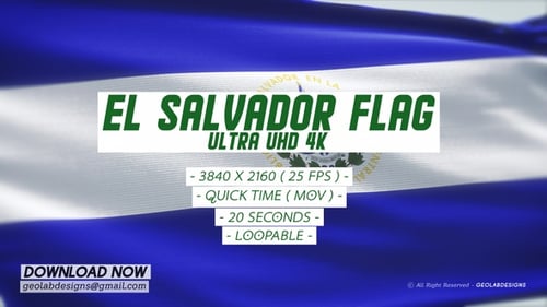 El Salvador - Ultra UHD 4K Loopable