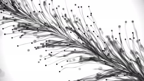 Concept de haute technologie de fibre numérique de fond abstrait de ligne