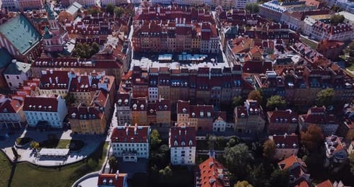 Aerial View Of Warsaw